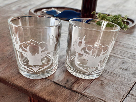 Customized Bourbon Glass Set