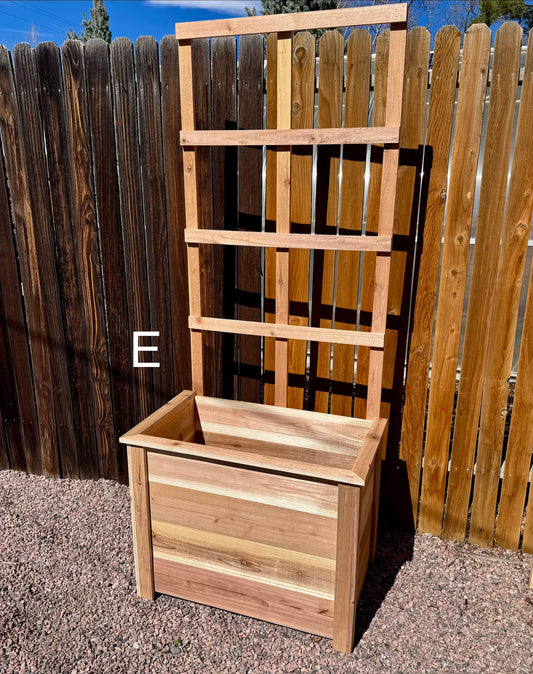 Natural Cedar Planting Boxes & Raised Beds