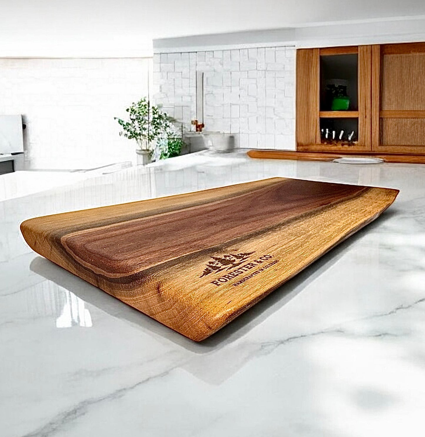Large Walnut Live Edge Charcuterie Board