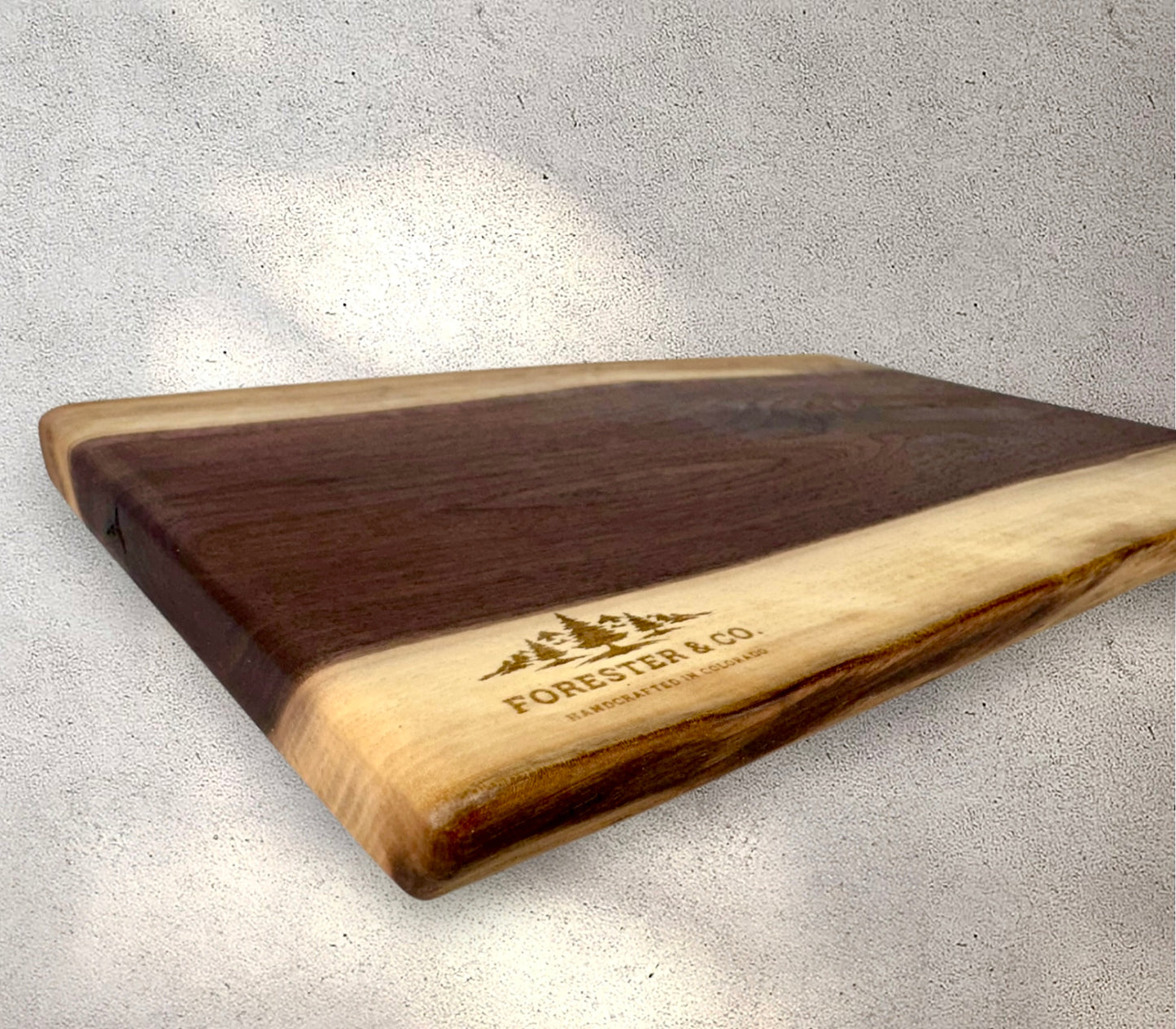 Medium Walnut Live Edge Charcuterie Board