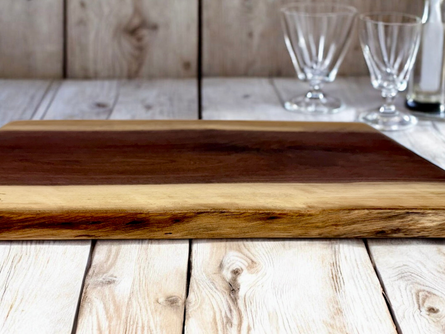 Medium Walnut Live Edge Charcuterie Board