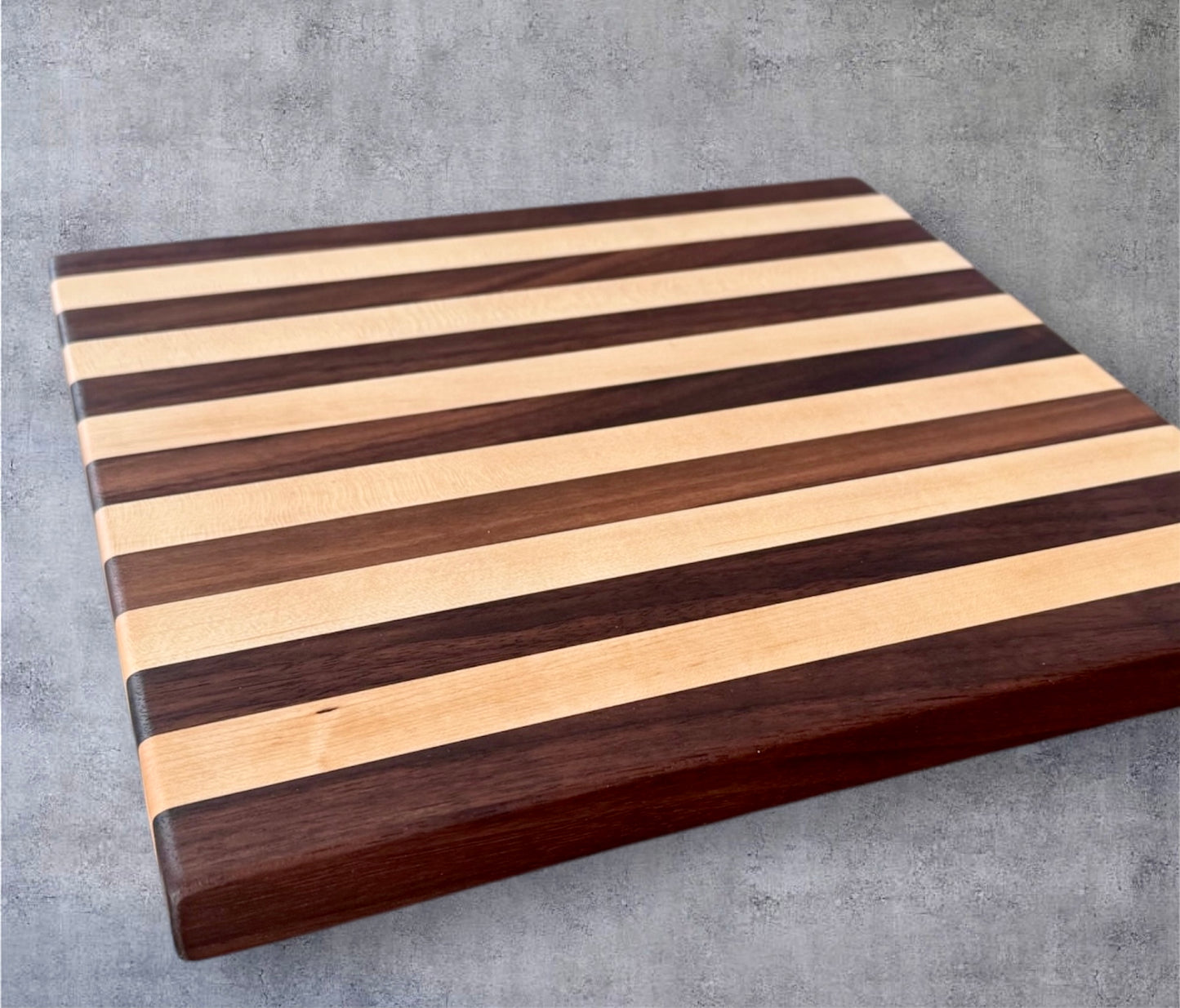 Walnut and Maple Edge Grain Cutting Board