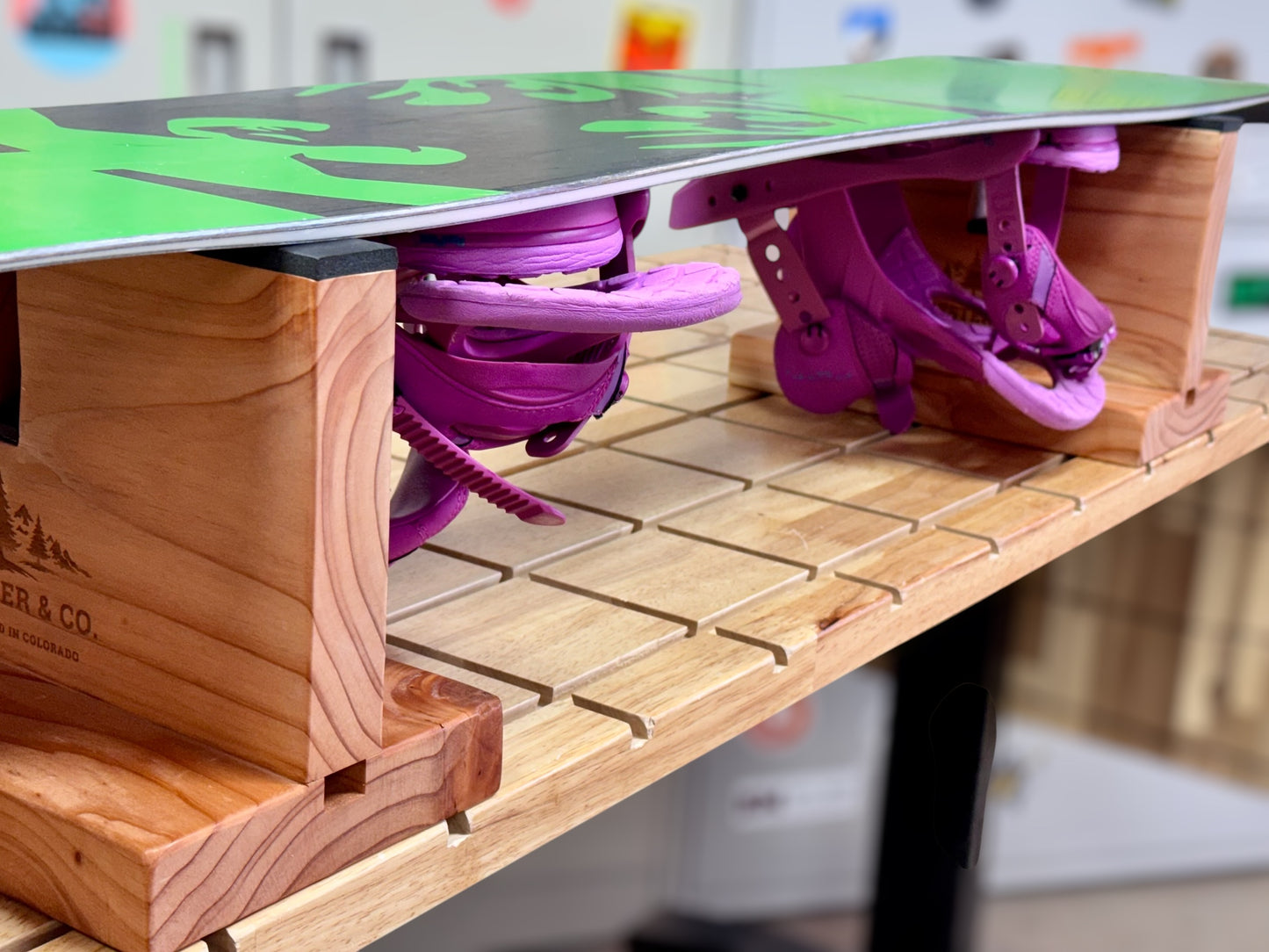 Snowboard & Ski Tuning Stands