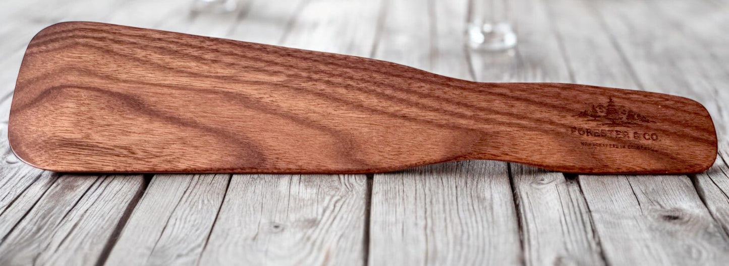 Hand-Shaped Walnut Spatula
