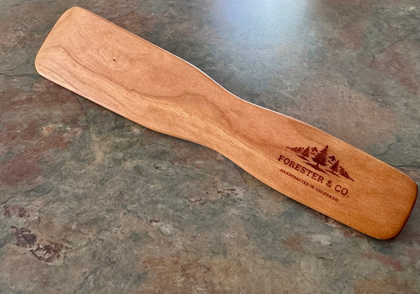 Hand-Shaped Cherry Spatula