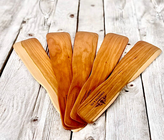 Hand-Shaped Cherry Spatula