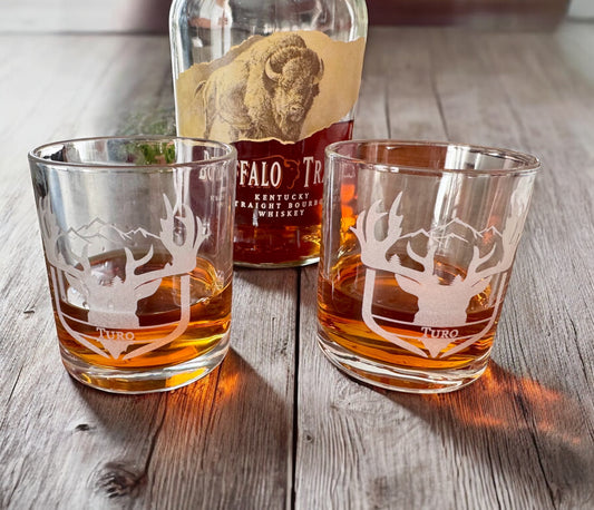 Customized Bourbon Glass Set