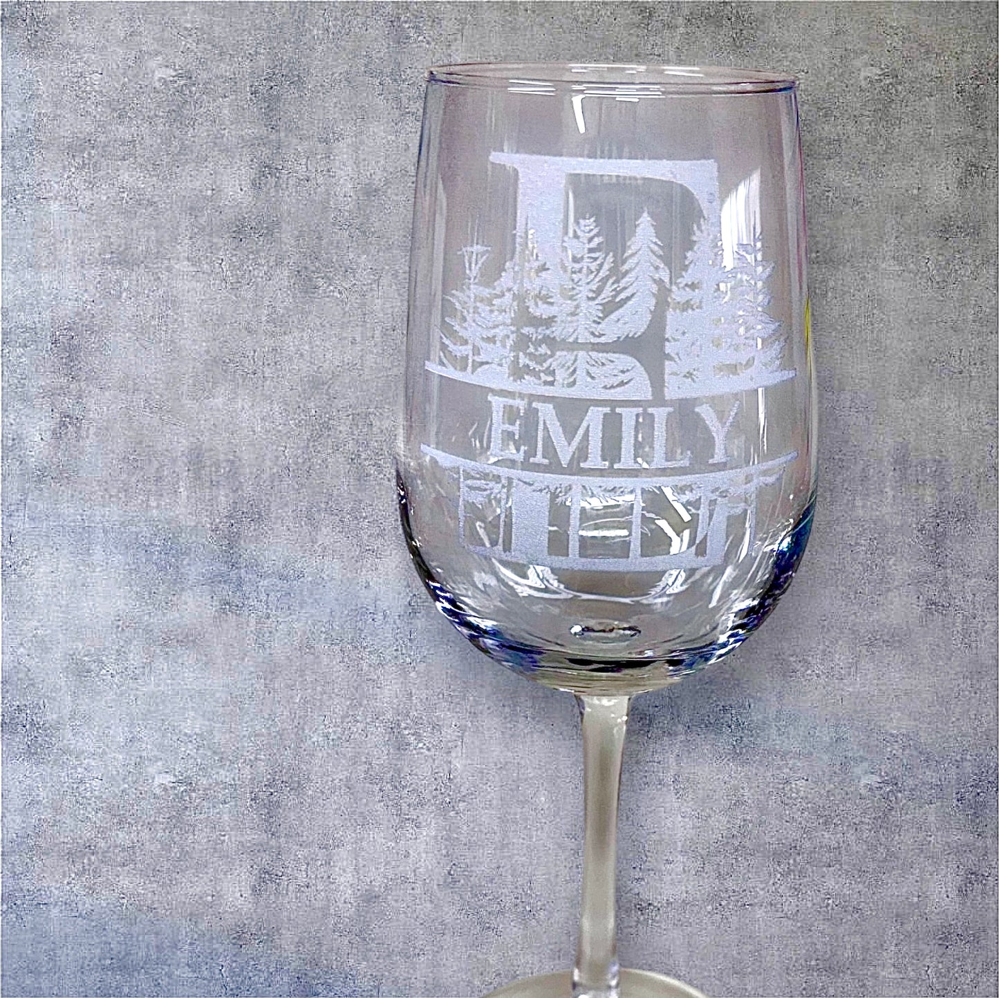 Customizable Tall Wine Glasses