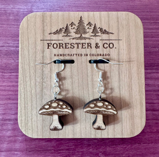 Solid Hardwood Earrings