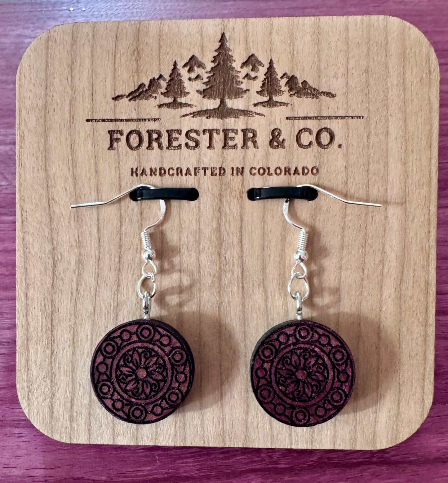 Solid Hardwood Earrings