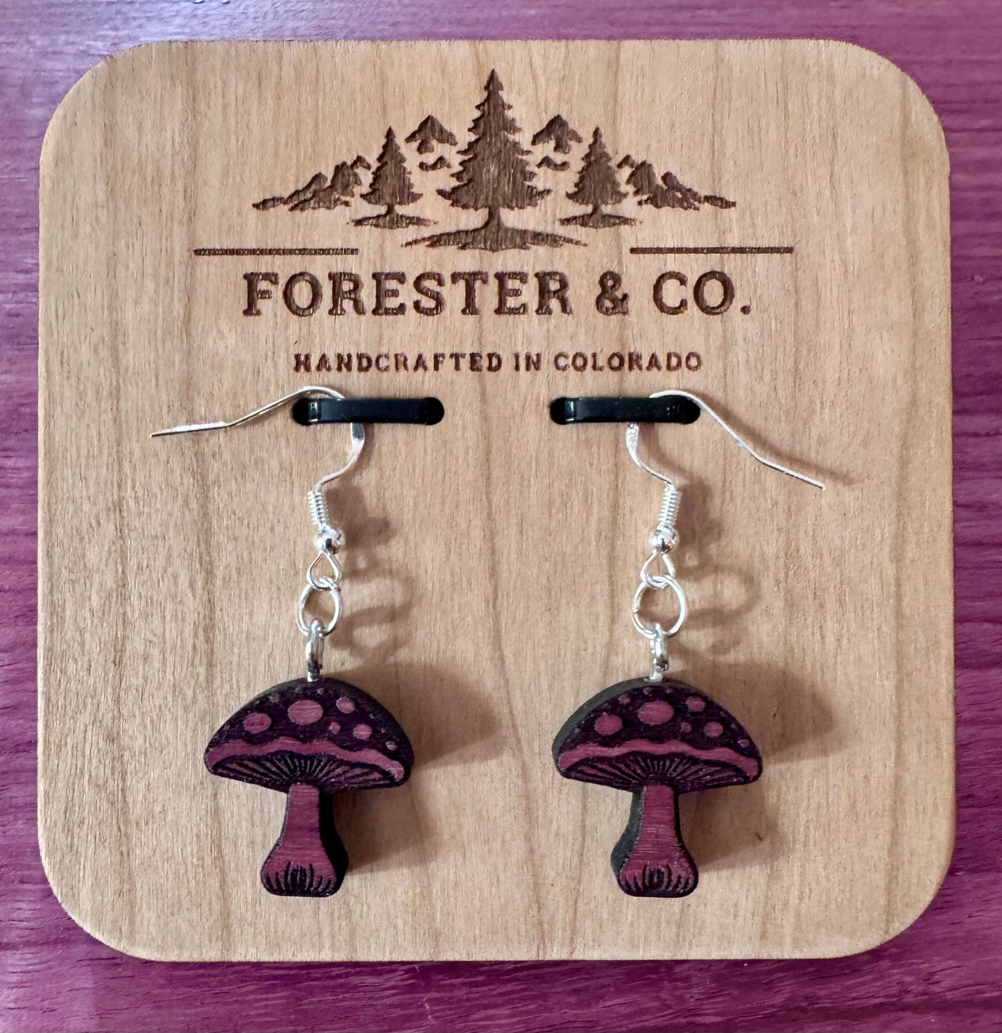 Solid Hardwood Earrings