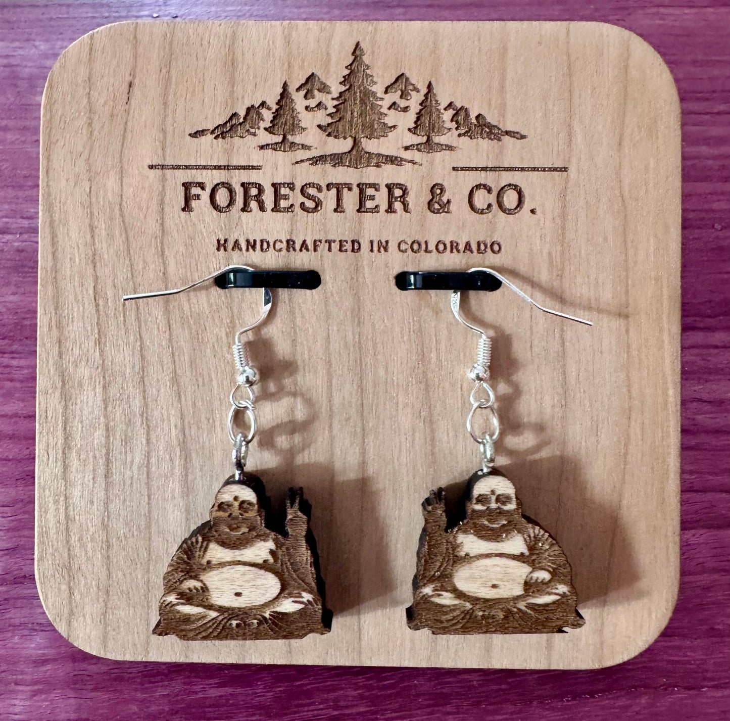 Solid Hardwood Earrings