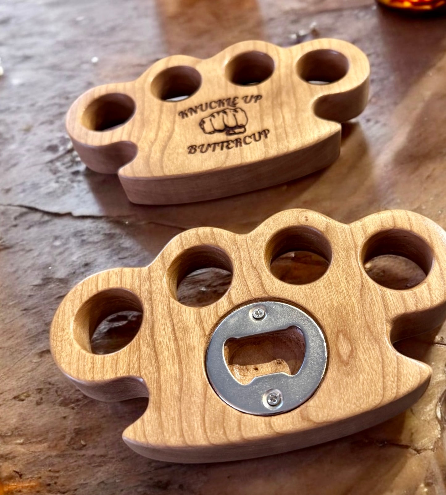 Knuckle Up Bottle Opener