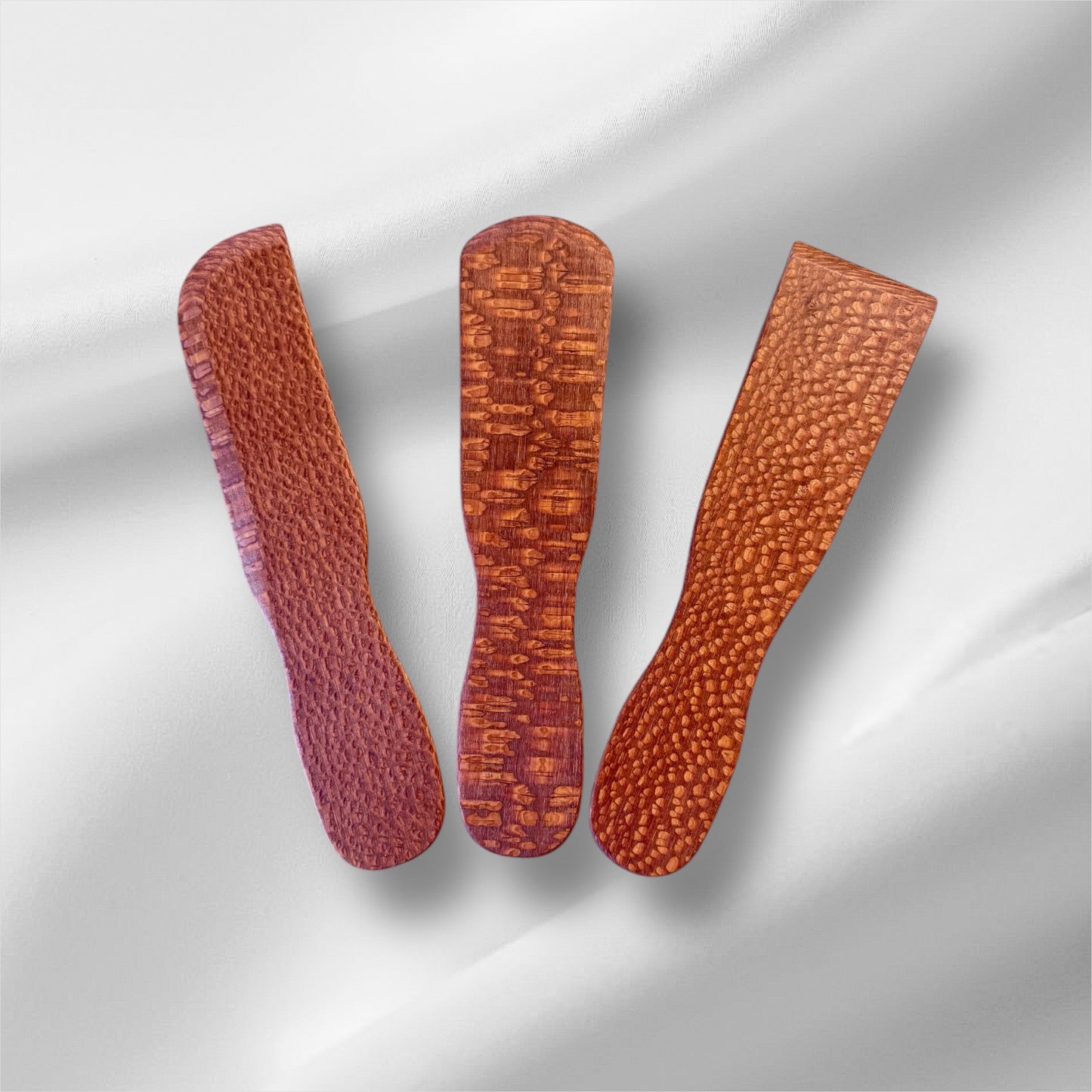 Large Handmade Leopardwood Spatula