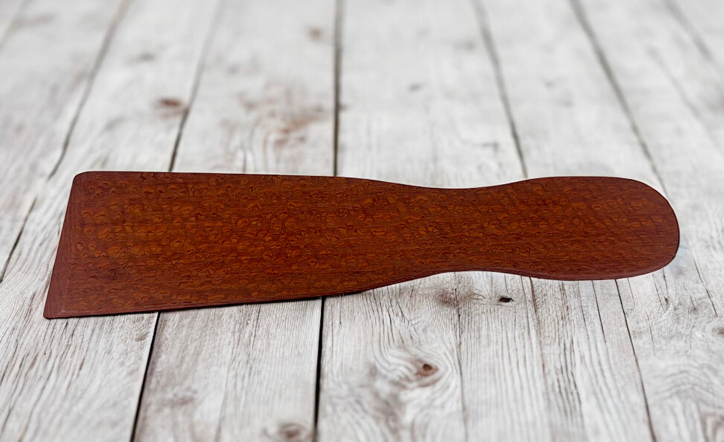 Large Handmade Leopardwood Spatula