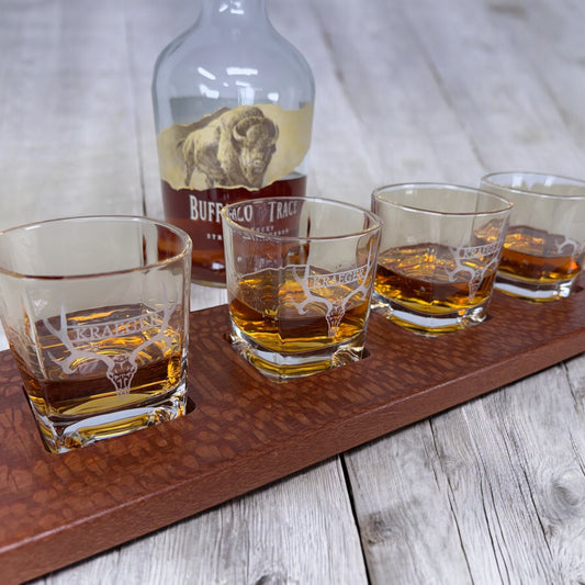 Leopardwood Bourbon Set