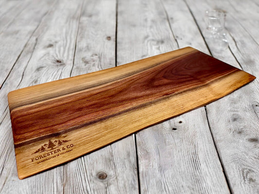 Large Walnut Live Edge Charcuterie Board