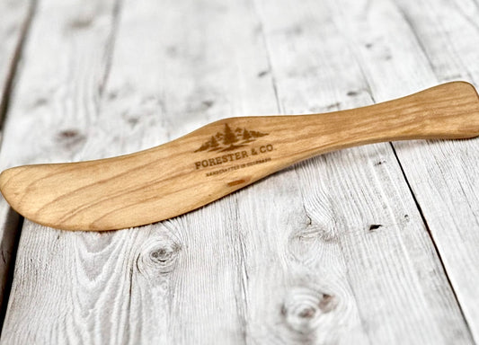 Handmade Spreader in Hard Maple, Cherry or Walnut