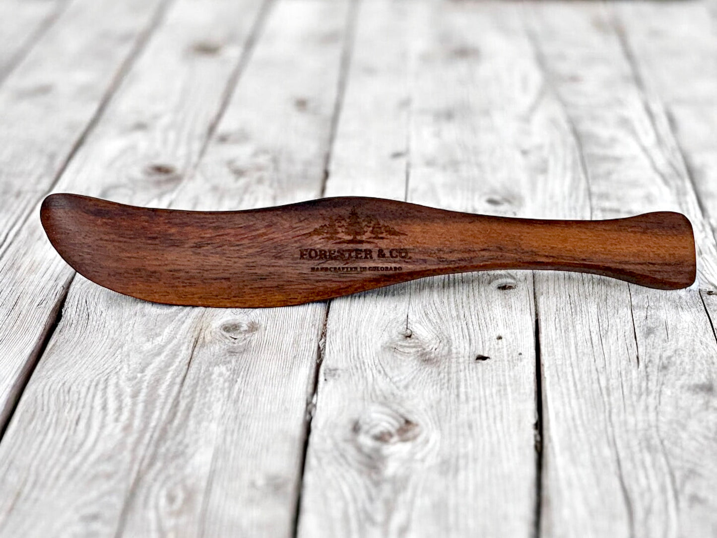 Handmade Spreader in Hard Maple, Cherry or Walnut