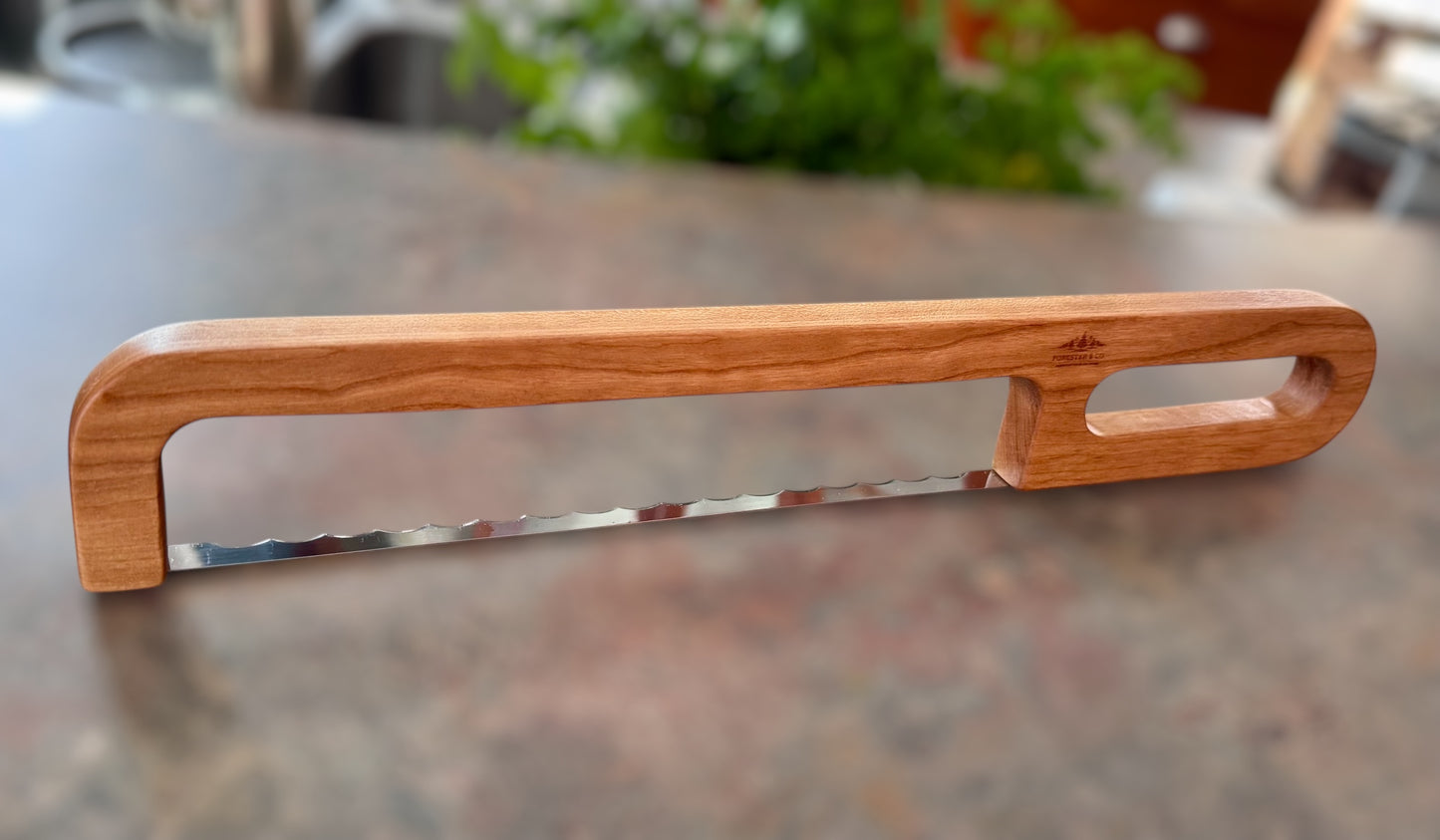 Handcrafted Cherry Bread Knife
