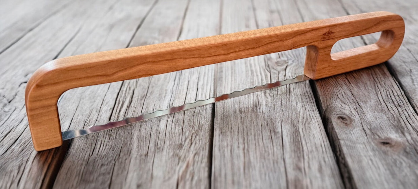 Handcrafted Cherry Bread Knife