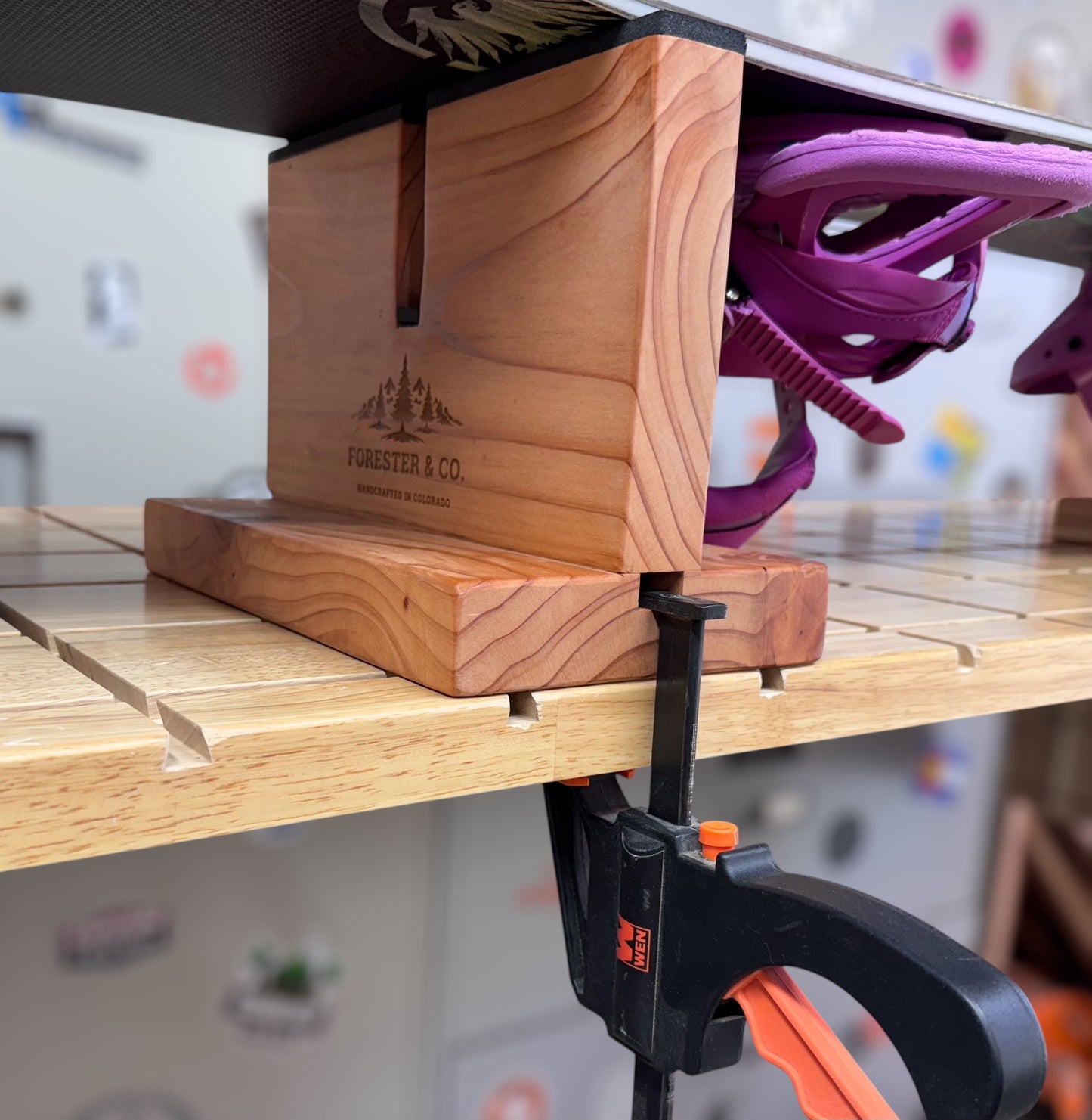 Snowboard & Ski Tuning Stands
