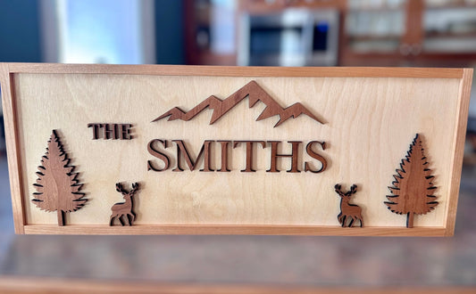 Custom Wooden Sign
