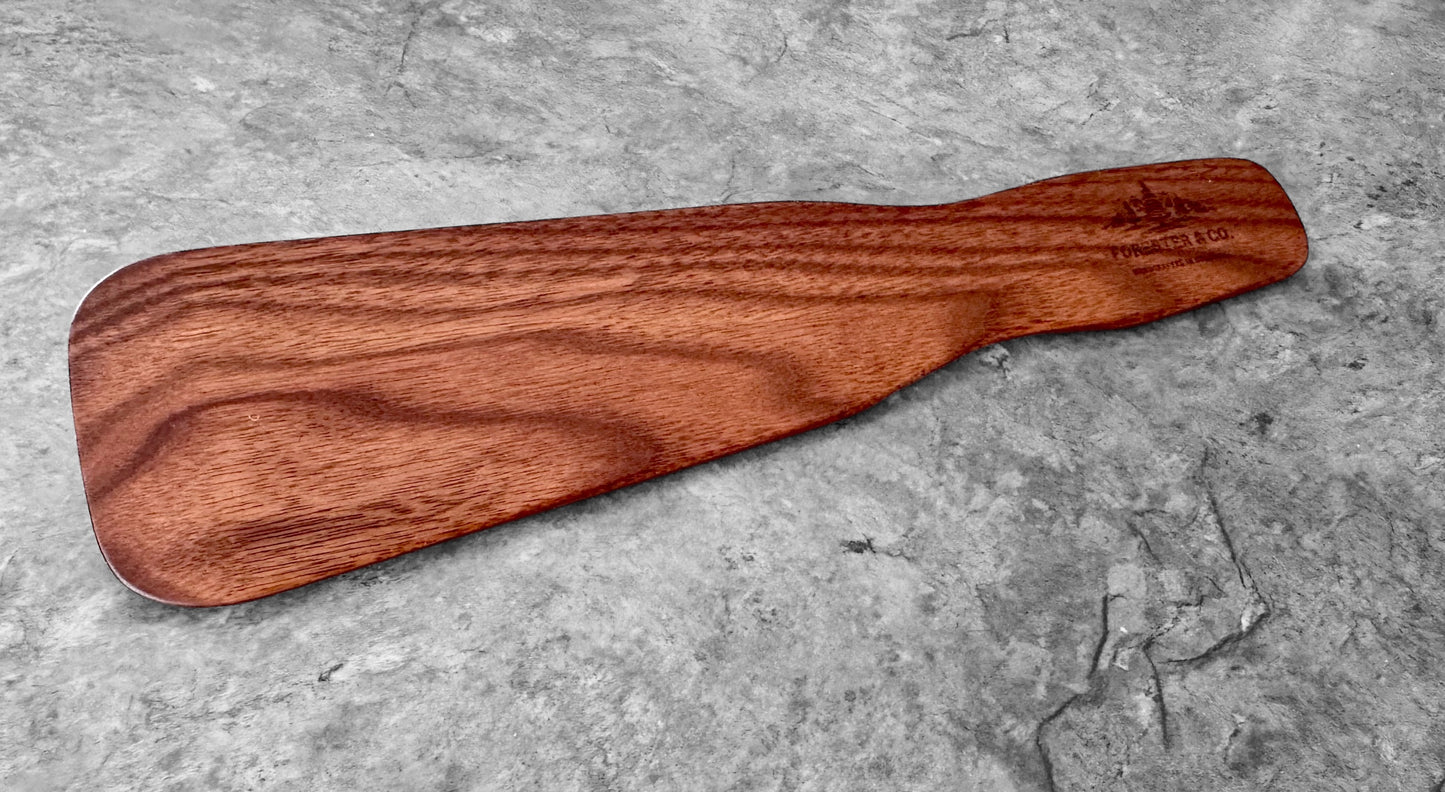 Hand-Shaped Walnut Spatula